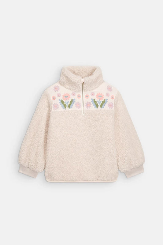 LOUISE MISHA - BG - COAT ROSETTA - CREAM