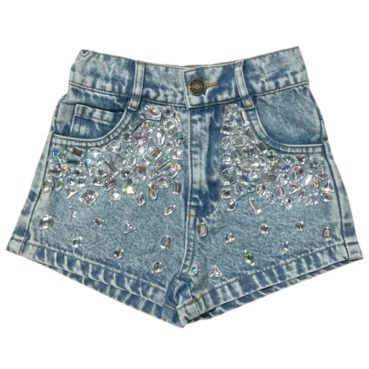 MINI DREAMERS - TG - ZOE GEMSTONE DENIM SHORTS - DENIM