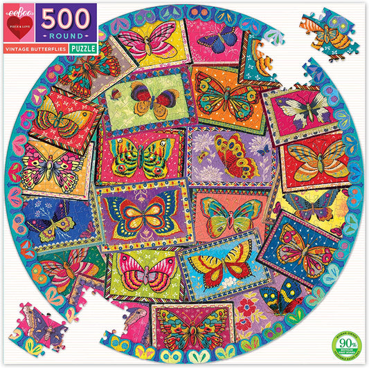 Butterflies 500 Pc Puzzle