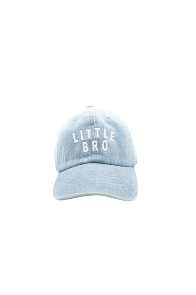 "Lil Bro" Denim Trucker Hat (Toddler)