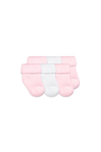 White/Pink Bootie 3 Pack
