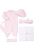 Pink Simple Stripe 5PC Gift Set with Gift Box