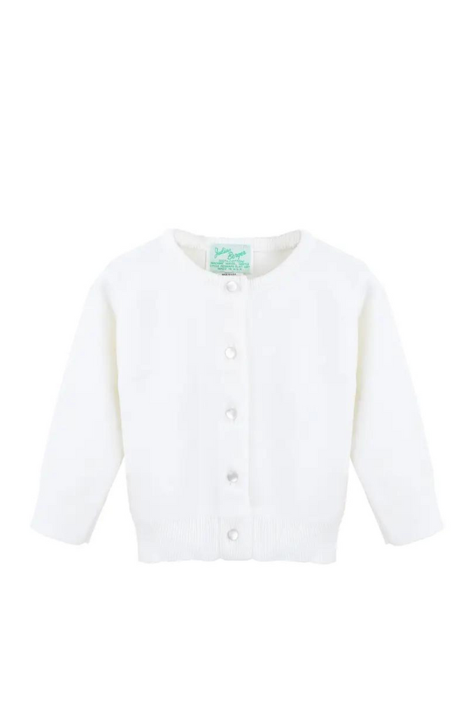 Basic Cardigan - White (Infant)