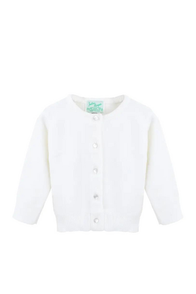 Basic Infant Cardigan - White