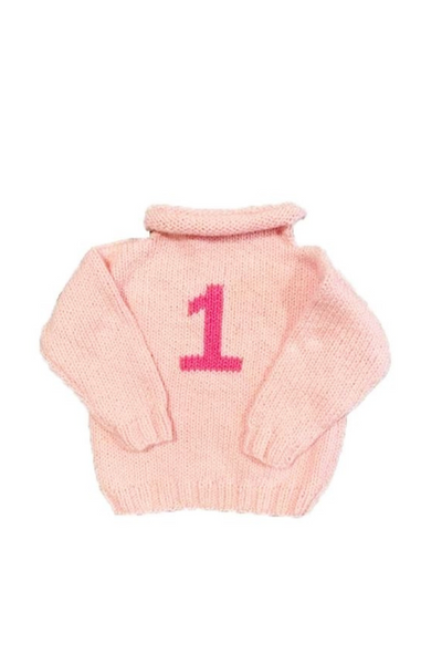#1 Pink Rollneck Sweater