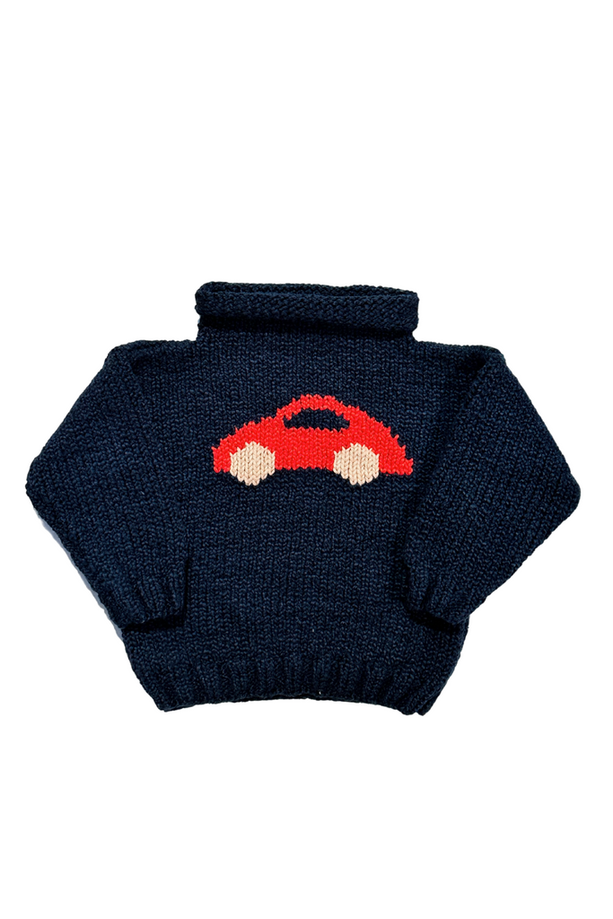 Car Motif Sweater