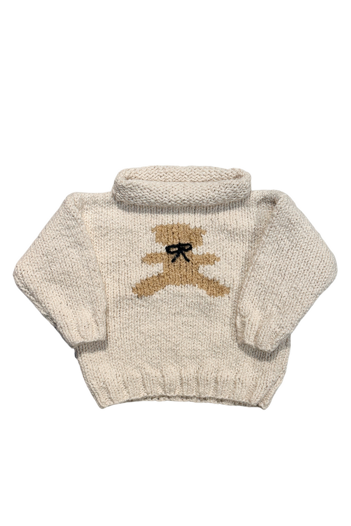 Teddy Bear Motif Sweater