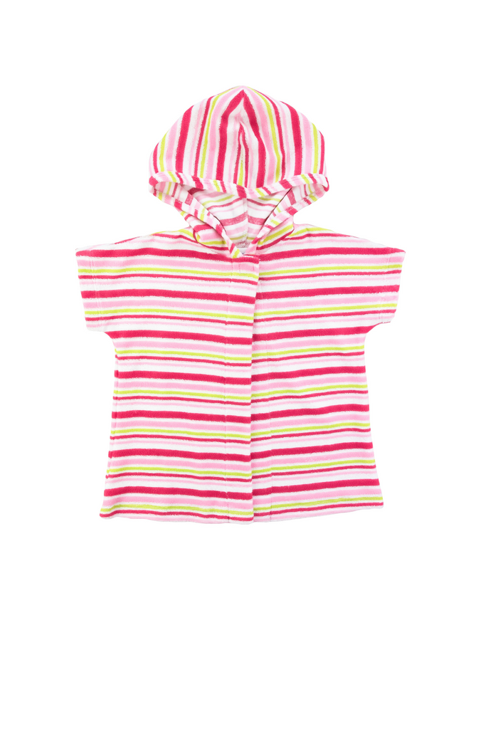 Stripe Hooded Coverup