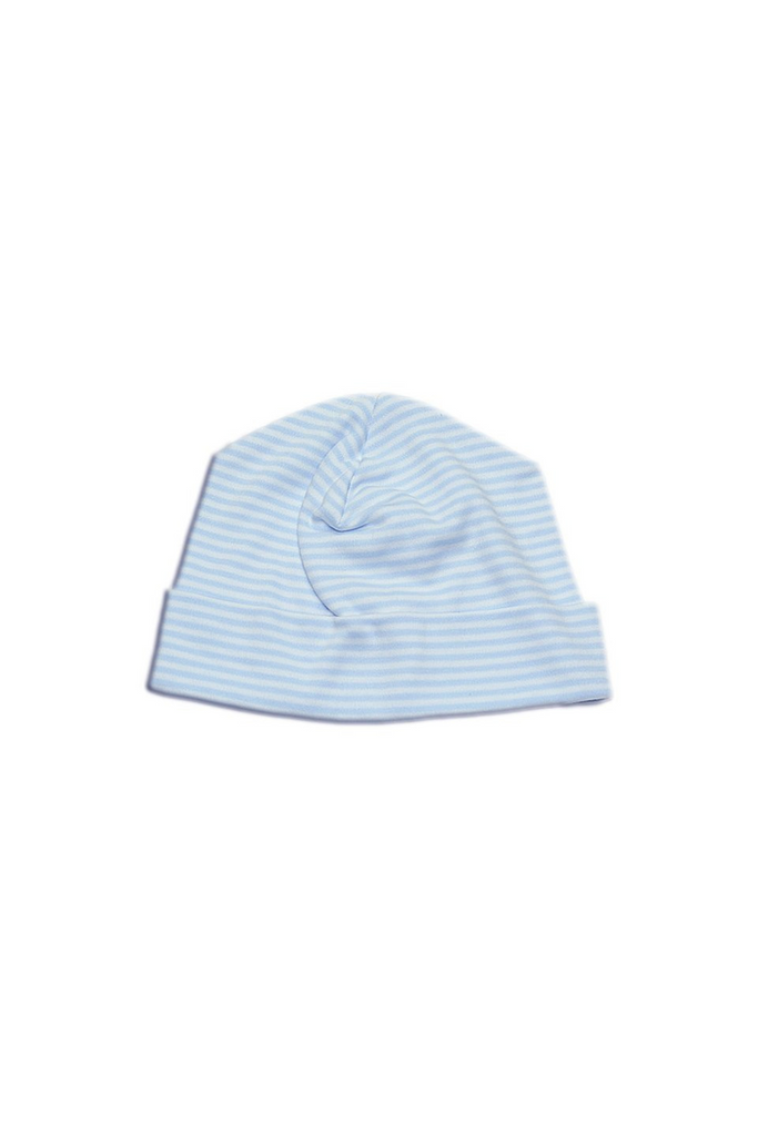 Light Blue Striped Hat