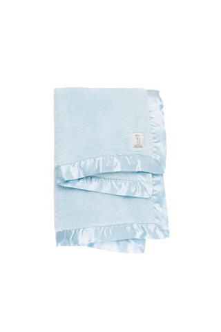 Chenille Baby Blanket - Blue