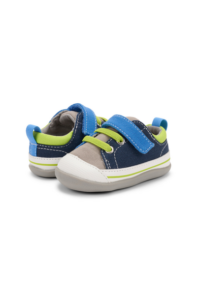 Stevie II Infant Multi Green/Blue Sneaker