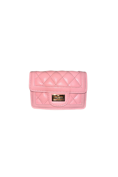 Tiny Quilted Bag - Pink