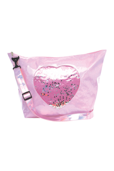 Heart Confetti Weekender Bag