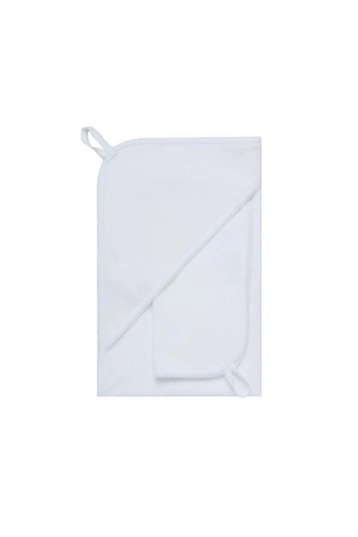 White Milano Towel With White Trim