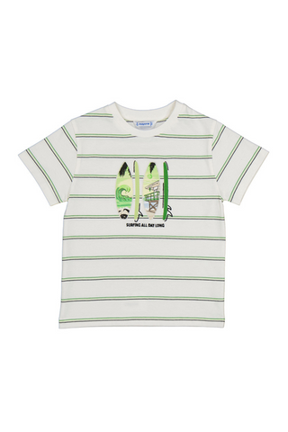 Green Striped Surf Tee