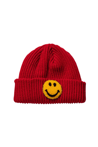 Smile Beanie - Red