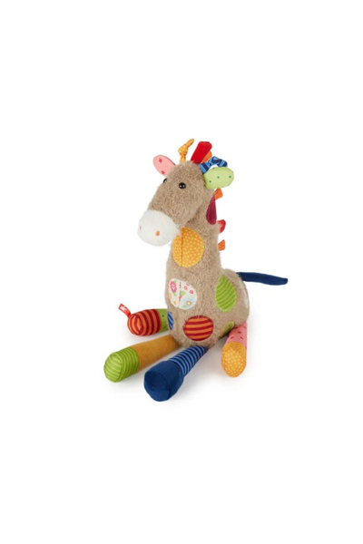Patchwork Giraffe Plush Toy