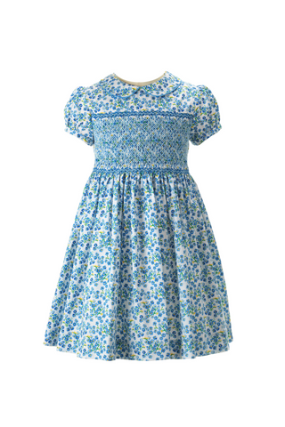Forget Me Not Smocked Dress (7-16)