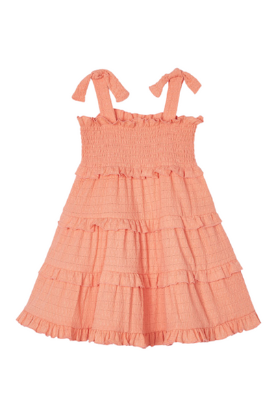 Peach Knit Dress (7-16)