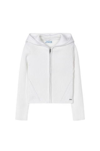 White Hooded Sweater (7-16)