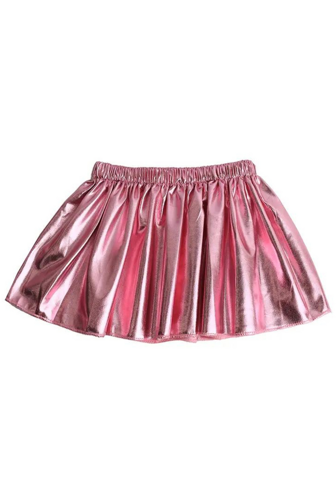 Metallic Pink Skirt