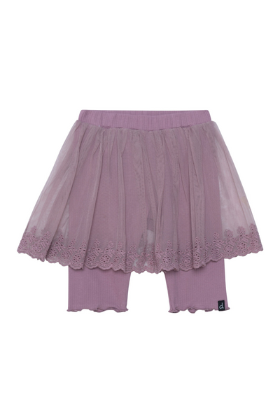 Biker with Lace Skirt - Orchid (7-16)