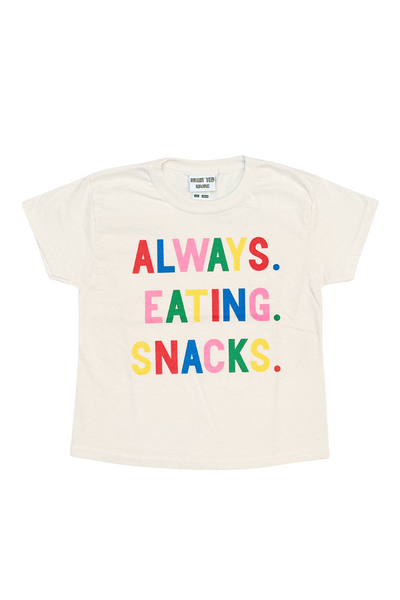 "Always Eating Snacks" T-Shirt (7-16)