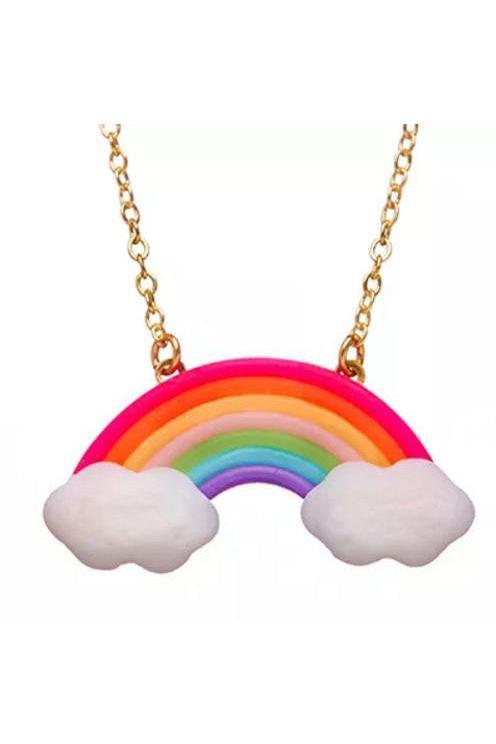 Rainbow and Cloud Necklace