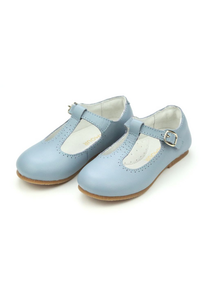 Eleanor T-Strap Dress Shoe - Dusty Blue