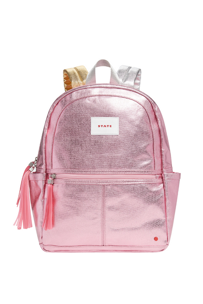Kane Kids Travel Backpack - Metallic Pink