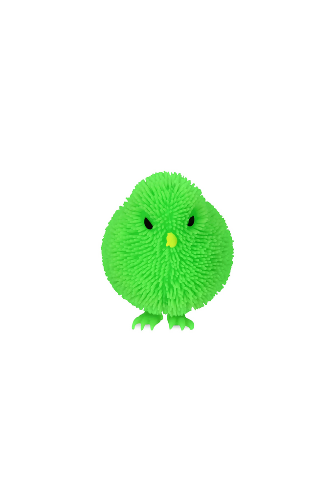 Green Light Up Chick Squeeze Toy