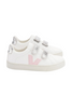 Veja - White Shoe With Silver Velcro