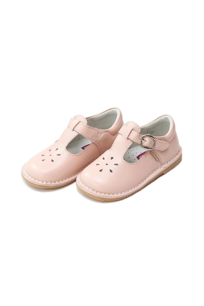 Joy Leather Mary Janes - Pink