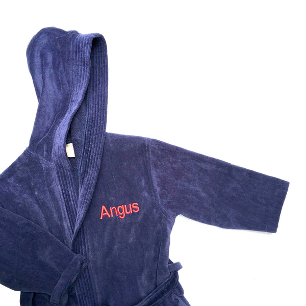 Navy Bath Robe Dottie Doolittle