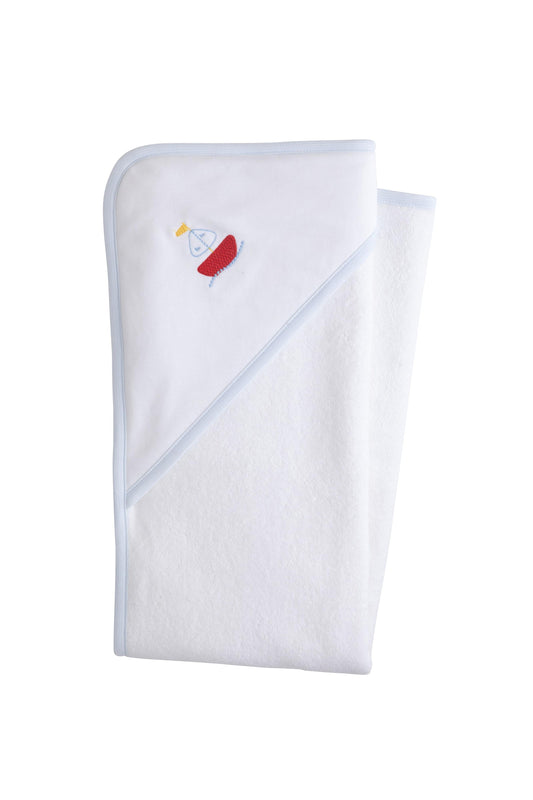Little English - Hooded Sailboat Towel